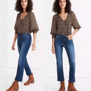 Madewell Cali Demi-Boot Jeans size 27